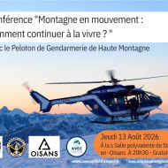 Conférence avec le secours en montagne PGHM