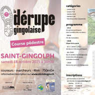 Course pédestre La Dérupe Gingolaise