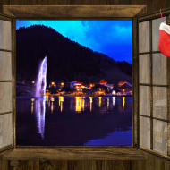 Franco-Swiss advent window