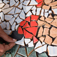 Atelier : Création d'un tableau au mosaïque sur bois avec Marie Voisin
