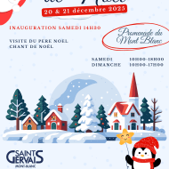 Christmas market in Saint-Gervais Mont-Blanc