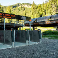 Bike wash zone