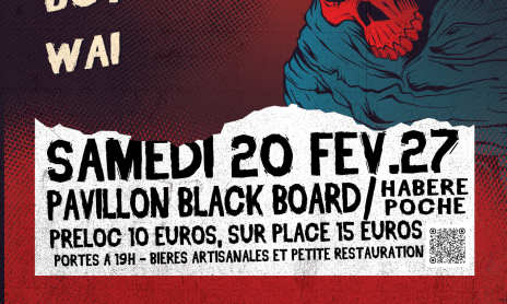 Soirée concerts au Pavillon Black-Board avec Les Sales Majestés