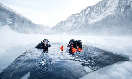 Découverte plongée sous glace