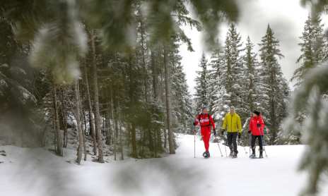 Snow-shoeing with ESF