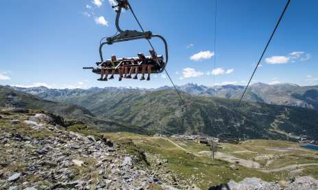 Remontées mécaniques en été