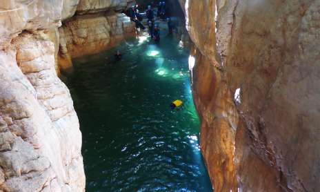 Sortie canyoning