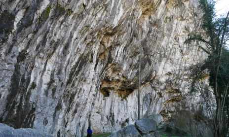 Climbing site of La Balme-Pierre Châtel