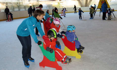 Jardin de glace à la Patinoire de Samoëns