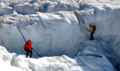 Randonnée glaciaire sur le Mont Blanc
