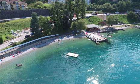 Plage de Saint-Gingolph (France)