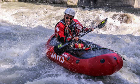 Packraft découverte à Passy avec Session Raft