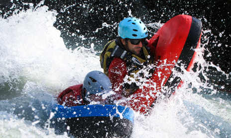 Hydrospeed Sport à Passy avec Session Raft