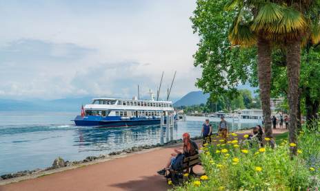 Balade pédestre sur les quais d'Evian