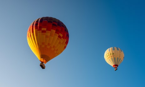 Hot-air balloon discovery flight