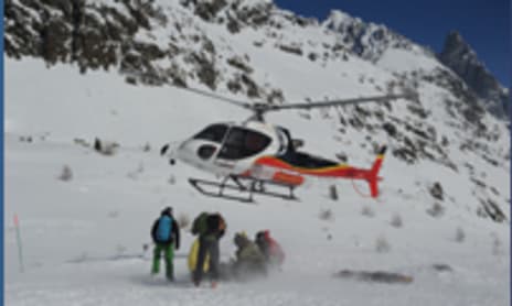 Sortie et vol en héliski