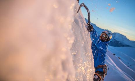 Escalade sur glace