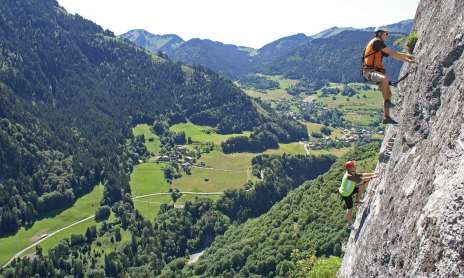 Les Gets Aventure-Découverte et perfectionnement en escalade