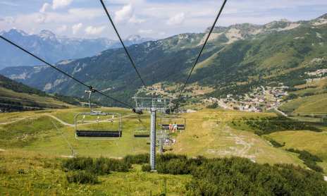 Chairlift ride