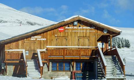Rassemblement des cours de ski ESF - Grandes rousses