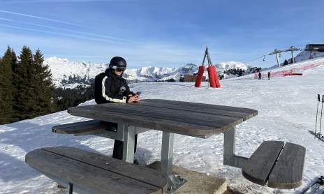 Aire de pique-nique sur les pistes de Morillon