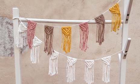 Atelier Macramé : Guirlande de fanions