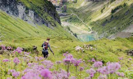 Le lac de Chavanette depuis Avoriaz