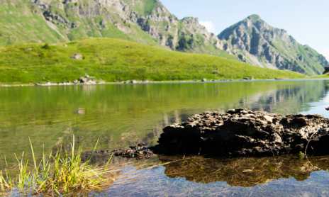 Le Lac Vert par Mossette depuis Avoriaz