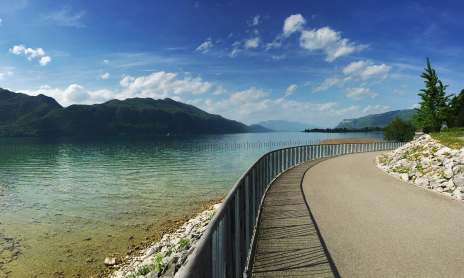 Tour des Bauges à vélo - Etape Aix-les-Bains Riviera des Alpes - D'Aix-les-Bains au Bourget du Lac