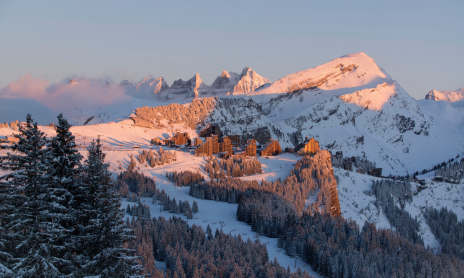 Les Crêtes de Zore en Hiver