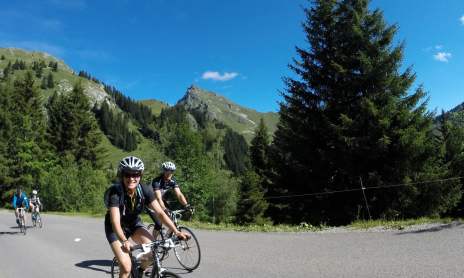 Cycling route: Col de la Ramaz west side