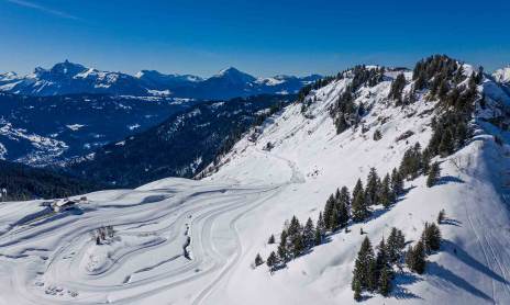 Piste verte : Le lac