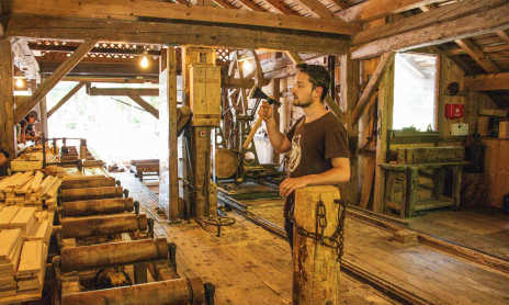 Visite de l'Ecomusée et de son ancienne scierie