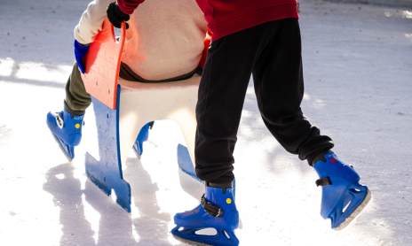 Ice skating