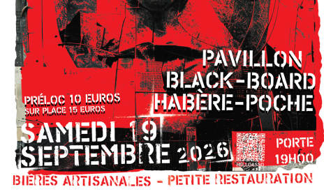 Soirée concerts au Pavillon Black-Board avec Opium du Peuple