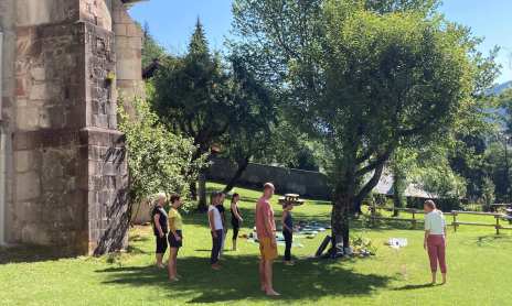 Yoga in the Garden