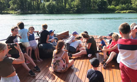 Croisière familiale "les moussaillons" à Tournon sur Rhône avec Les Canotiers