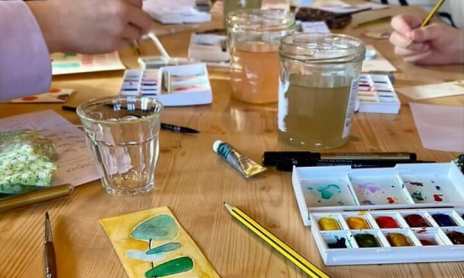 Les Invités de la Poterie : Cours d'Aquarelle