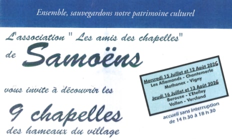 Tours of the Chapels of Samoëns