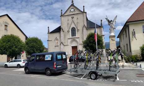 Navette descente de la Menoge à VTT