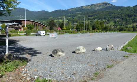 Parking de la base de loisirs
