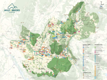 Carte Touristique de Môle & Brasses