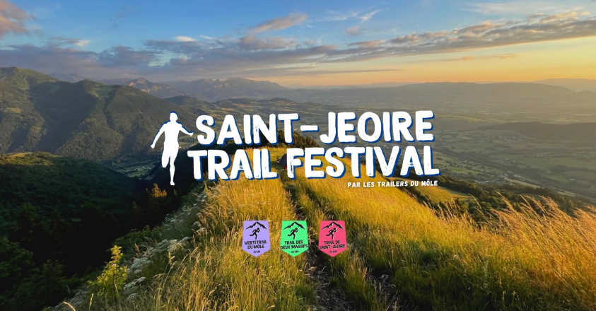 Affiche pour le Saint-Jeoire Trail Festival de 2026