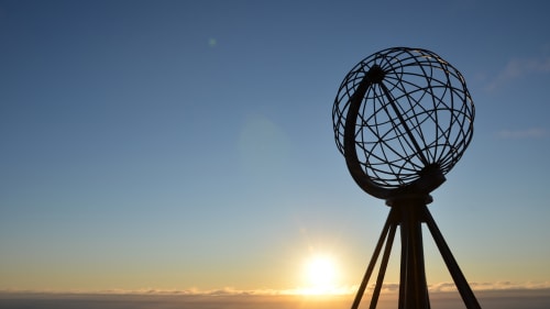 Frukost p� Nordkap
