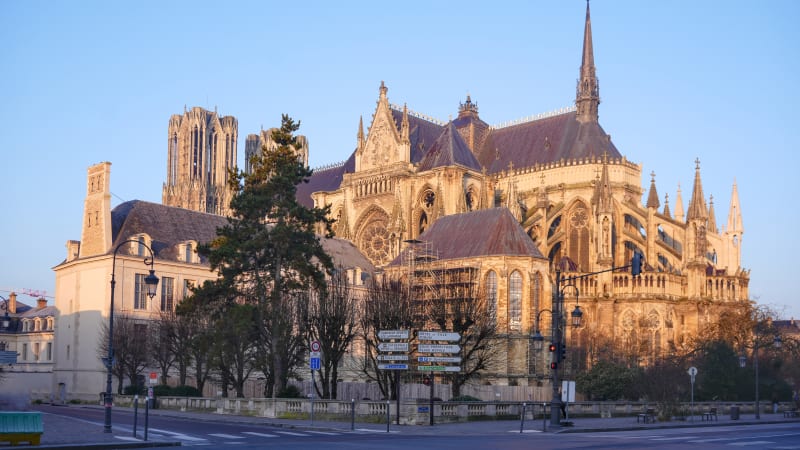 Reims  Stadsvandring och egen tid