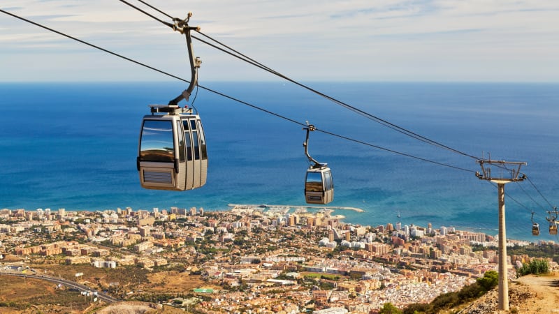 Kabinbana till Monte Calamorro