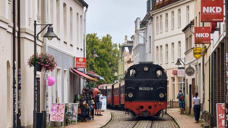 Molli, K�hlungsborn och Warnem�nde
