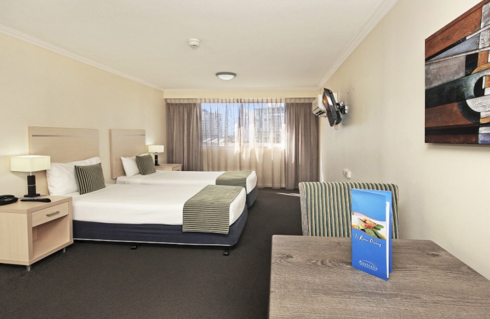 Twin Hotel Room