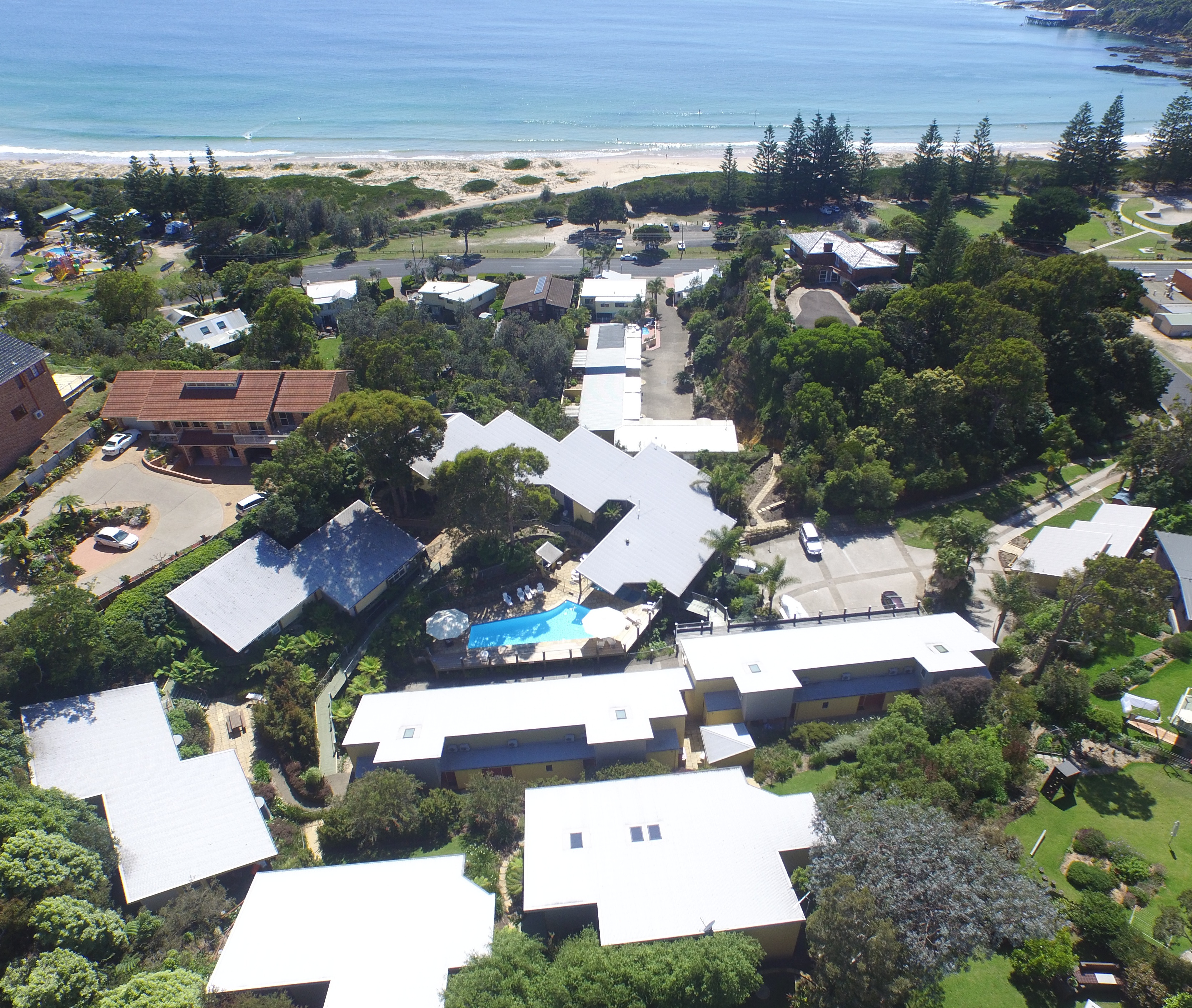 Aerial View Looking East 