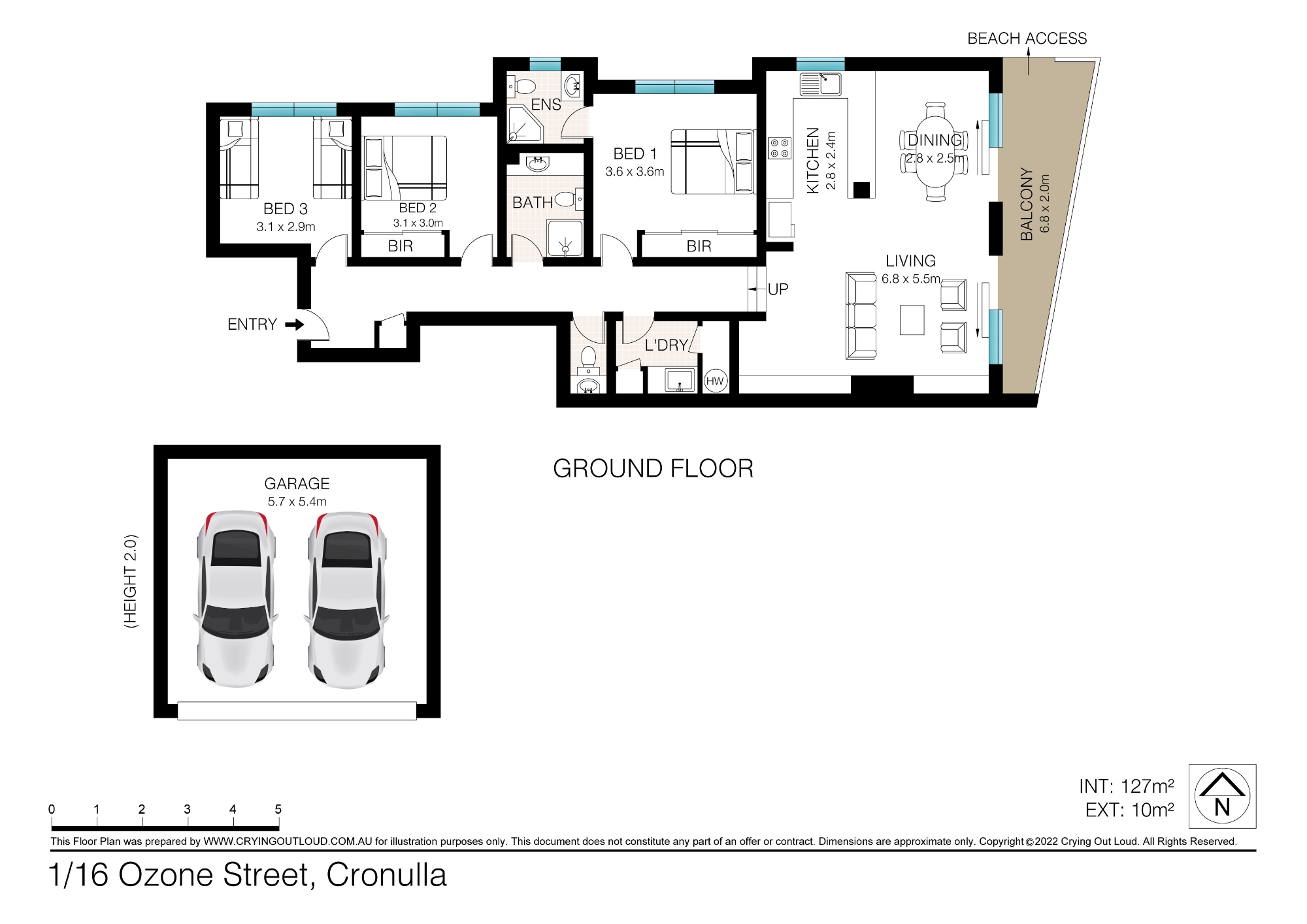 1/16 Ozone St Cronulla 